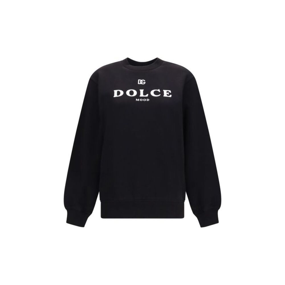 Dolce & Gabbana Black Cotton Women's Sweatshirt
